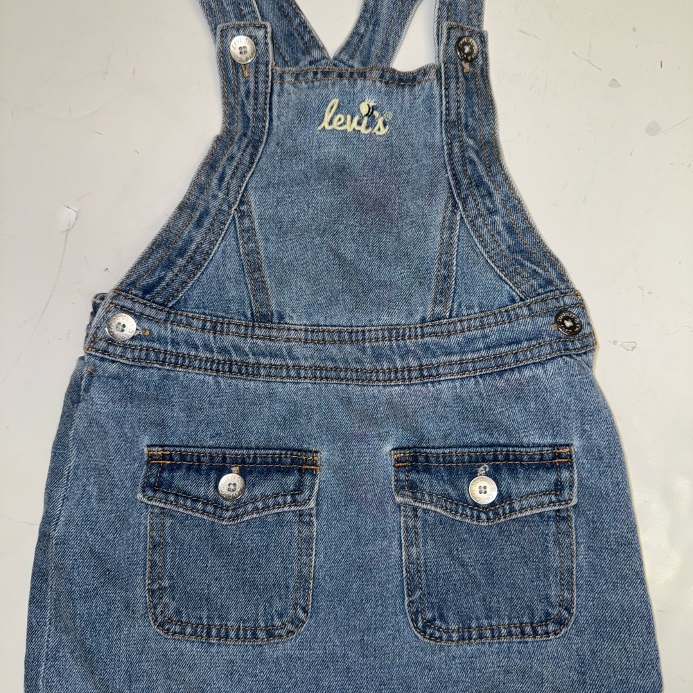 Levi's‎ Kids Denim Blue Jumper Dress 2T